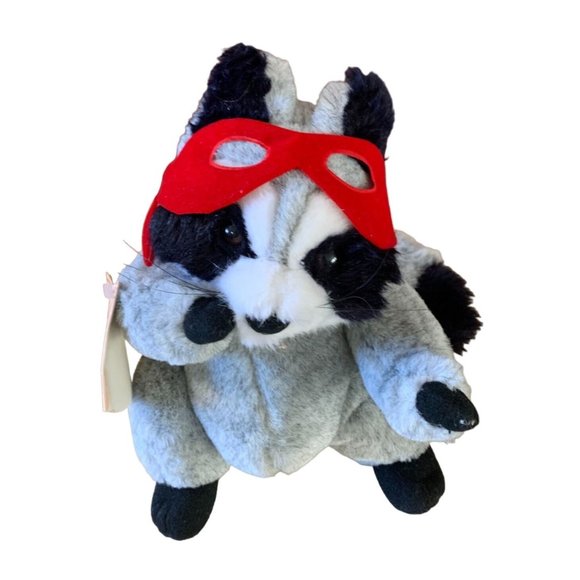 Hallmark Other - Hallmark Raccoon Wanted For Stealing Hearts Reward Plush Stuffed Animal Toy Writ